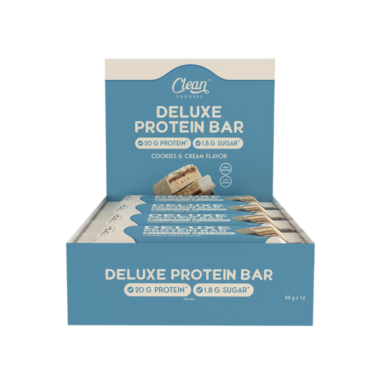 Clean Powders Deluxe Protein Bar 55g x 12 Adet
