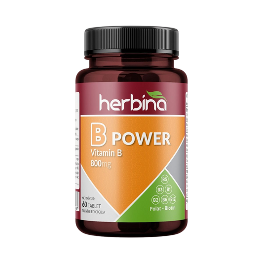 Herbina B Power Vitamin B Kompleks 60 Tablet
