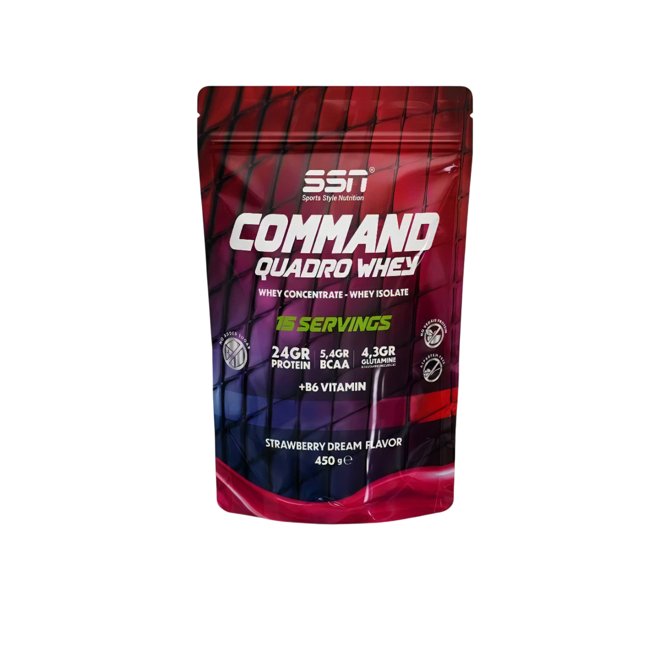 SSN Command Quadro Whey 450Gr Doypack Protein Tozu
