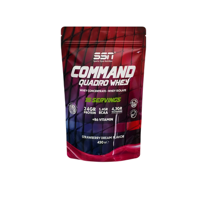 SSN Command Quadro Whey 450Gr Doypack Protein Tozu