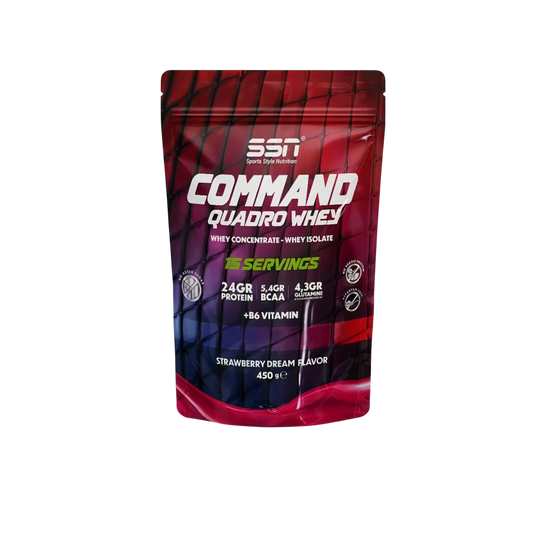 SSN Command Quadro Whey 450Gr Doypack Protein Tozu