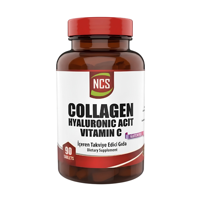 NCS Hidrolize Collagen Kolajen 1000mg Hyaluronic Acid C Vitamini 90 Tablet