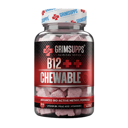 B12++ 1000 mcg ÇİĞNENEBİLİR 60 TABLET – ÇİLEK AROMALI