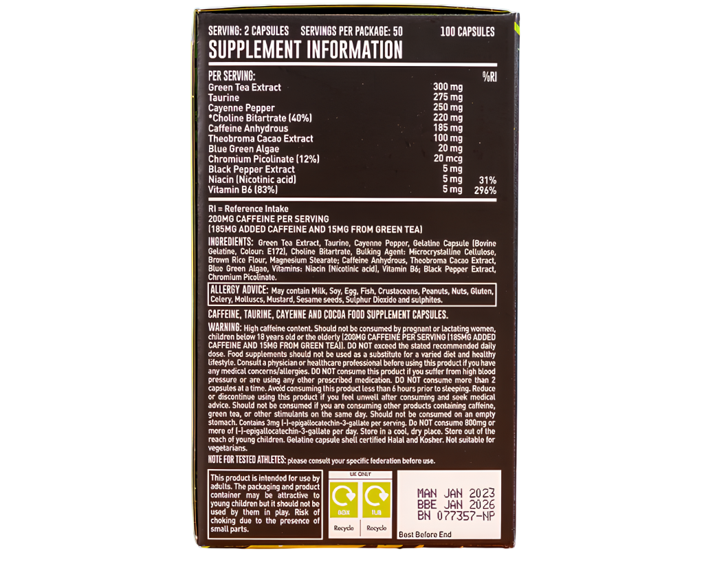 Grenade BLACK OPS 100 Kapsül