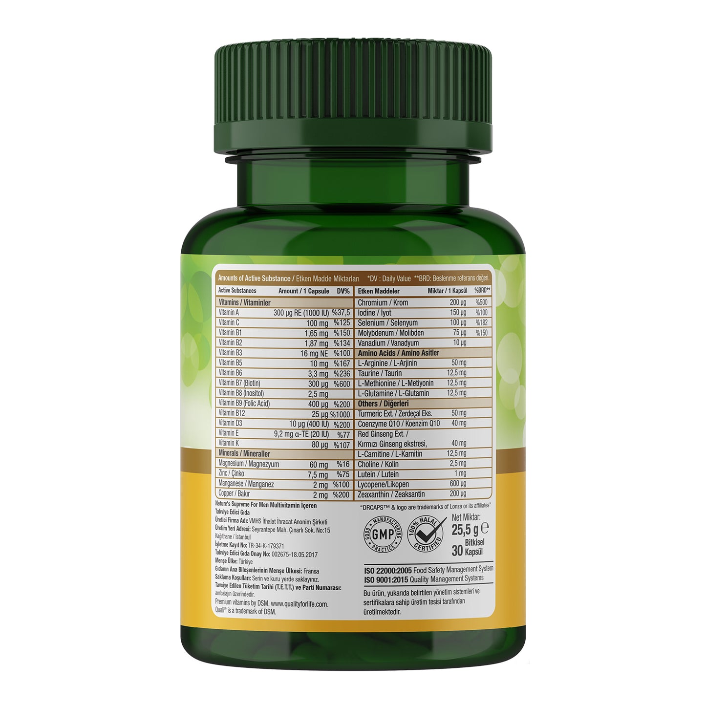 Nature's Supreme Multivitamin for Men