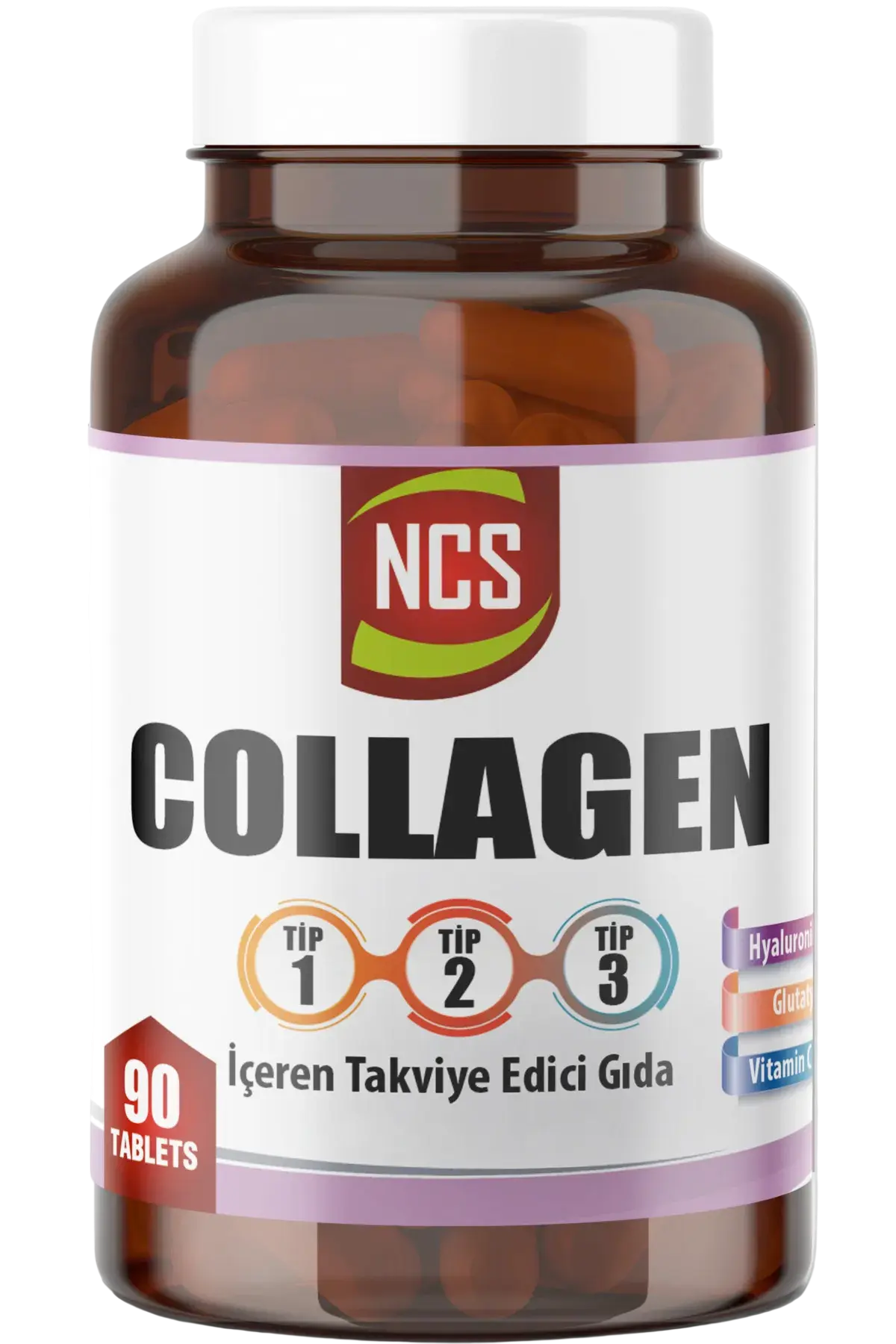 NCS Collagen Kolajen Tip 1 – 2 – 3 Glutatyon 90 Tablet