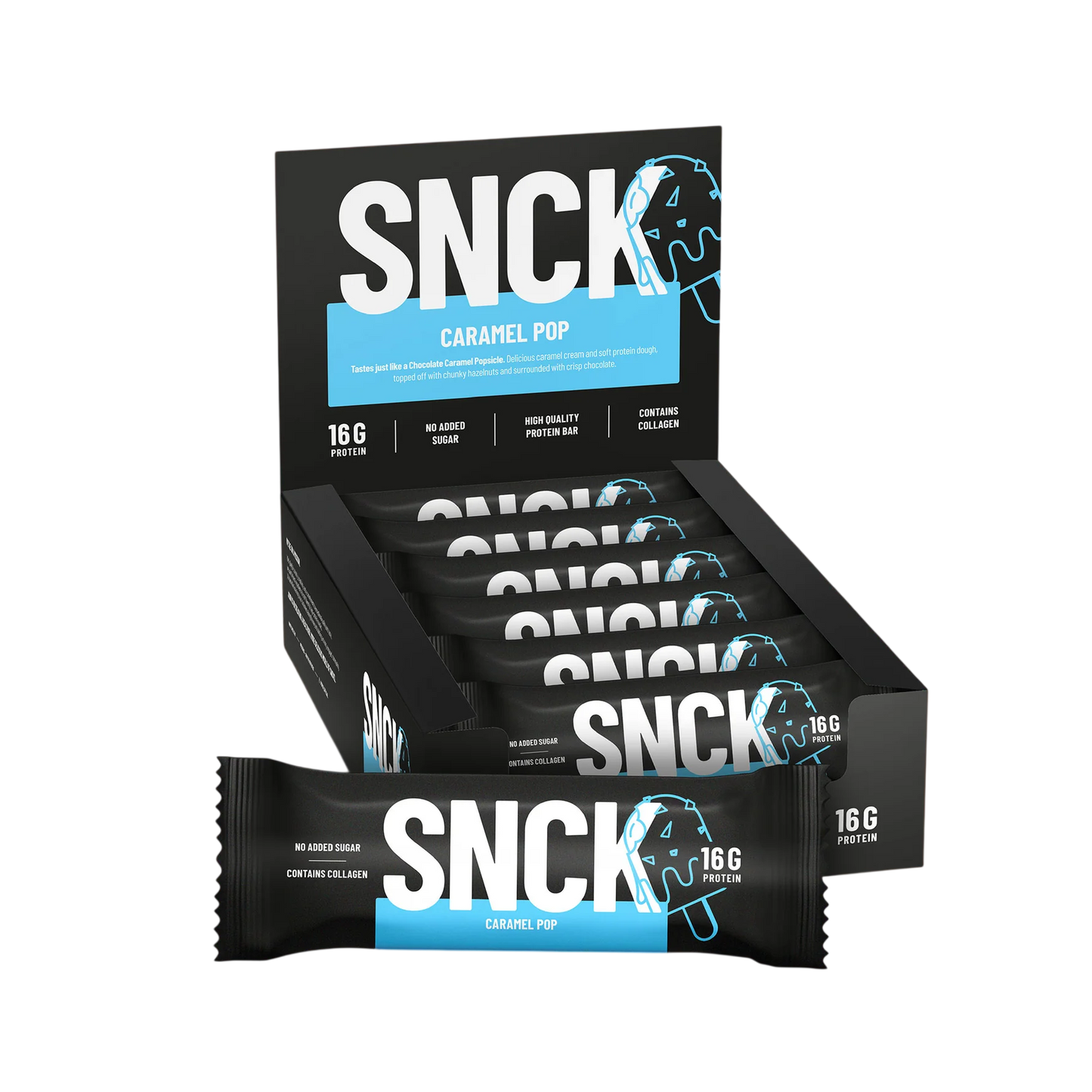 SNCK Yüksek Proteinli Bar 55g x 12 Adet