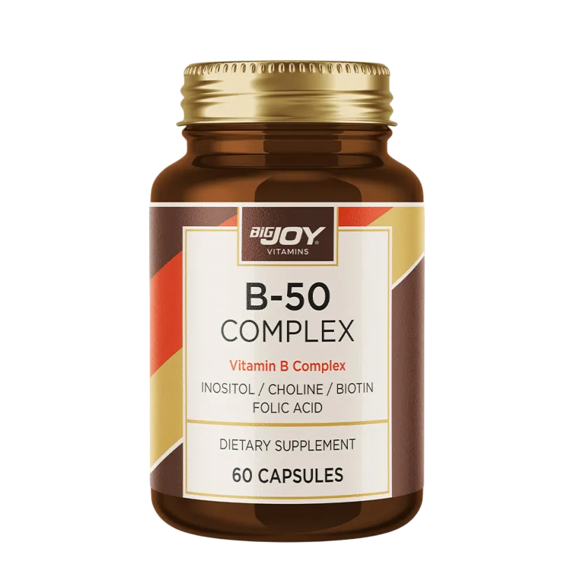 Bigjoy Vitamins B-50 Complex 60 Kapsül