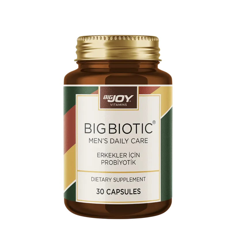 Bigjoy Vitamins Mens Bigbiotic Erkekler için Probiyotik 30 Kapsül