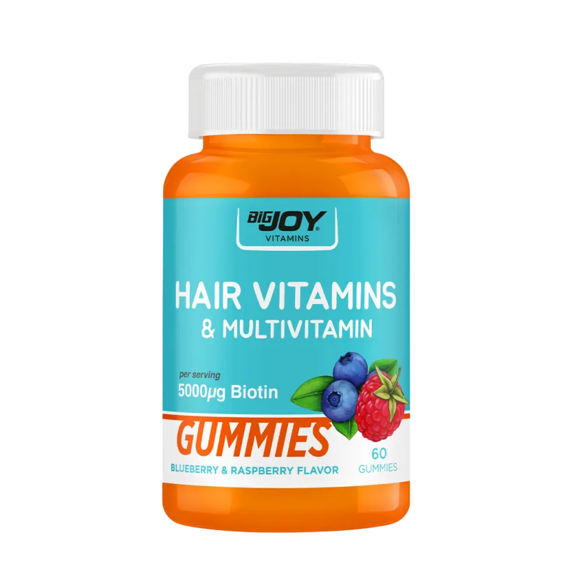 Bigjoy Vitamins Hair Vitamins & Multivitamin 60 Gummies