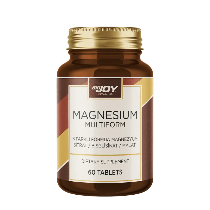 Bigjoy Vitamins Magnesium Magnezyum Multiform 60 Tablet