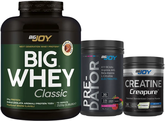 BIGJOY WHEY CLASSIC & CREATINE & PREDATOR SET