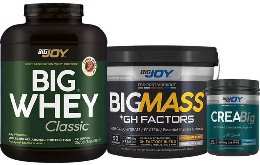 BIGJOY WHEY CLASSIC & CREATINE & MASSGAINER SET