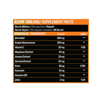 Bromelain Advanced+ 60 Kapsül