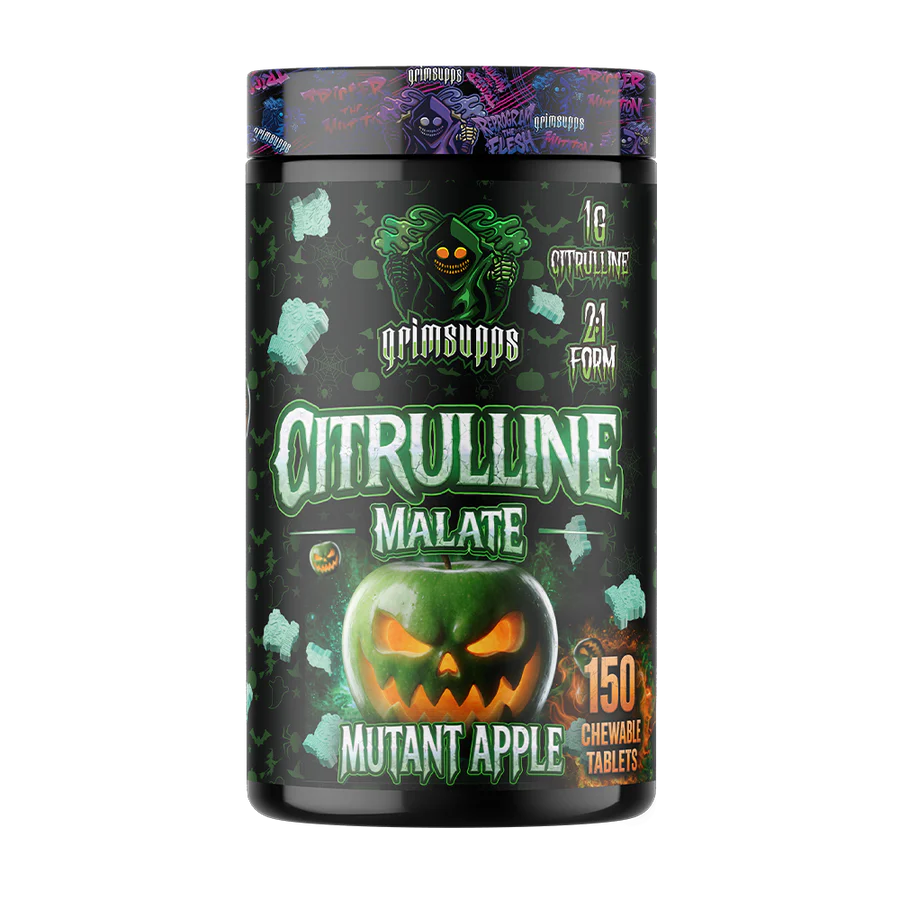 Grimsupps Citrulline Malate MUTANT APPLE Aromalı 150 Chew Tablets