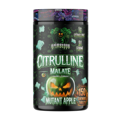 Grimsupps Citrulline Malate MUTANT APPLE Aromalı 150 Chew Tablets