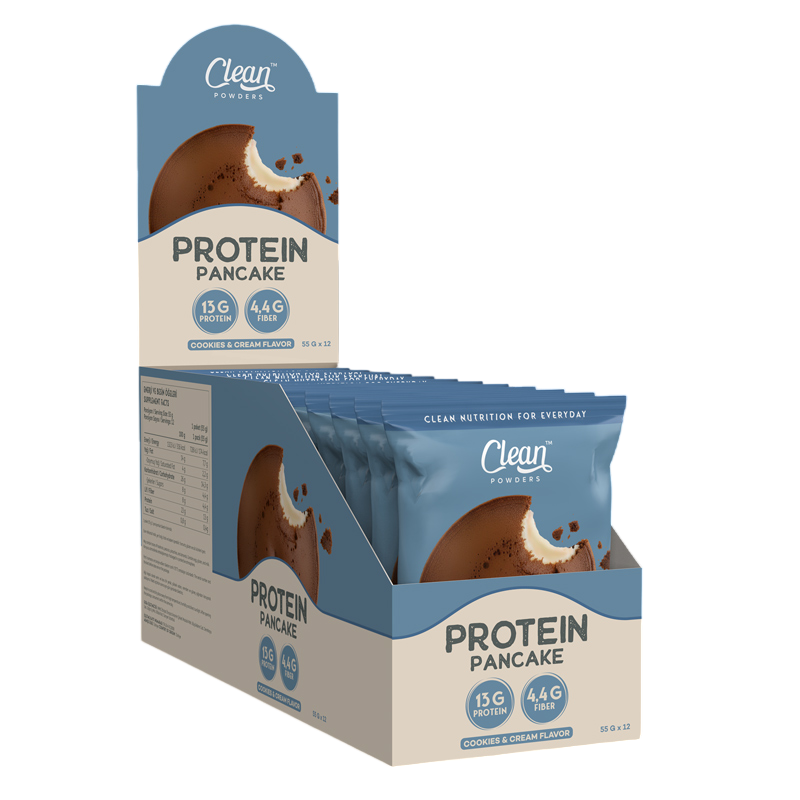 Clean Powders Protein Pancake 55g x 12 Adet