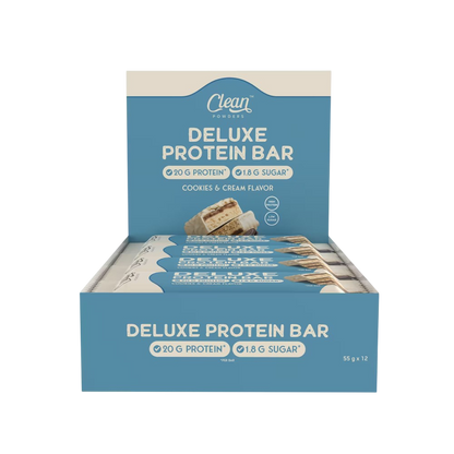 Clean Powders Deluxe Protein Bar 55g x 12 Adet