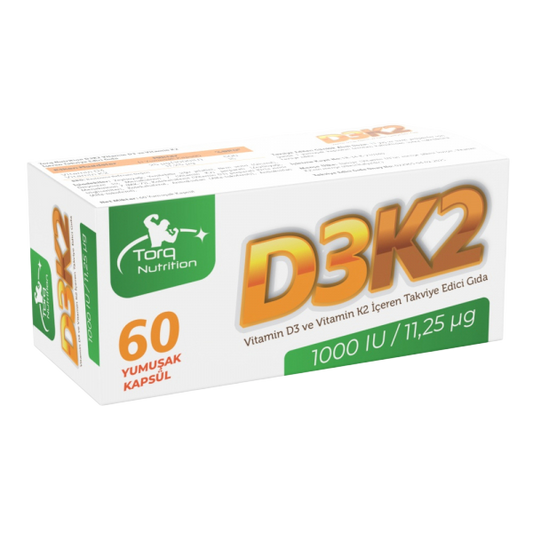 Torq Nutrition D3 K2 60 Yumuşak Kapsül