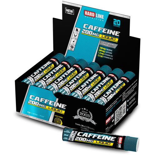Hardline Caffeine 200mg Liquid 20/1 Adet (30mL)