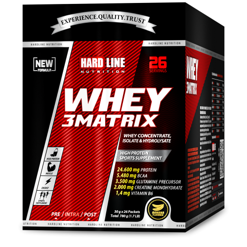 Hardline Whey 3Matrix (Saşe)