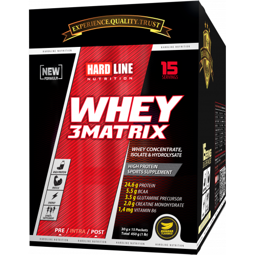 Hardline Whey 3Matrix (Saşe)