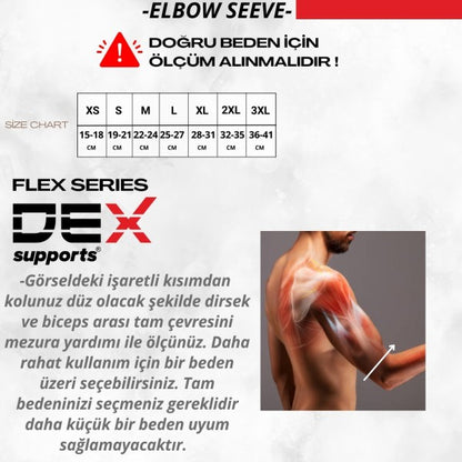 Dex Supports Unisex Fitness Dirseklik Elbow Sleeve