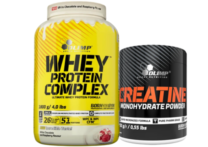 OLIMP WHEY PROTEIN COMPLEX & CREATINE SUPER MICRONIZED SET