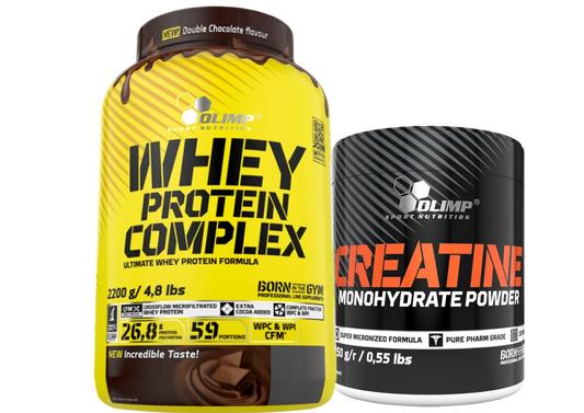 OLIMP WHEY PROTEIN COMPLEX & CREATINE SUPER MICRONIZED SET