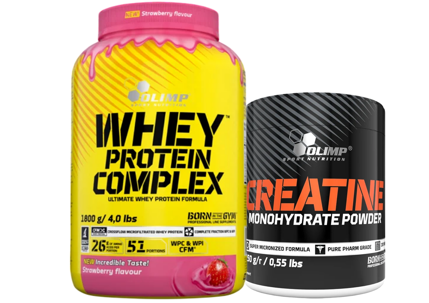 OLIMP WHEY PROTEIN COMPLEX & CREATINE SUPER MICRONIZED SET