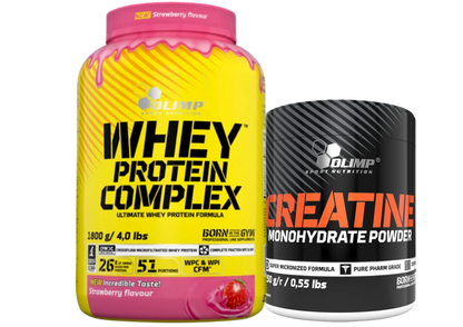 OLIMP WHEY PROTEIN COMPLEX & CREATINE SUPER MICRONIZED SET