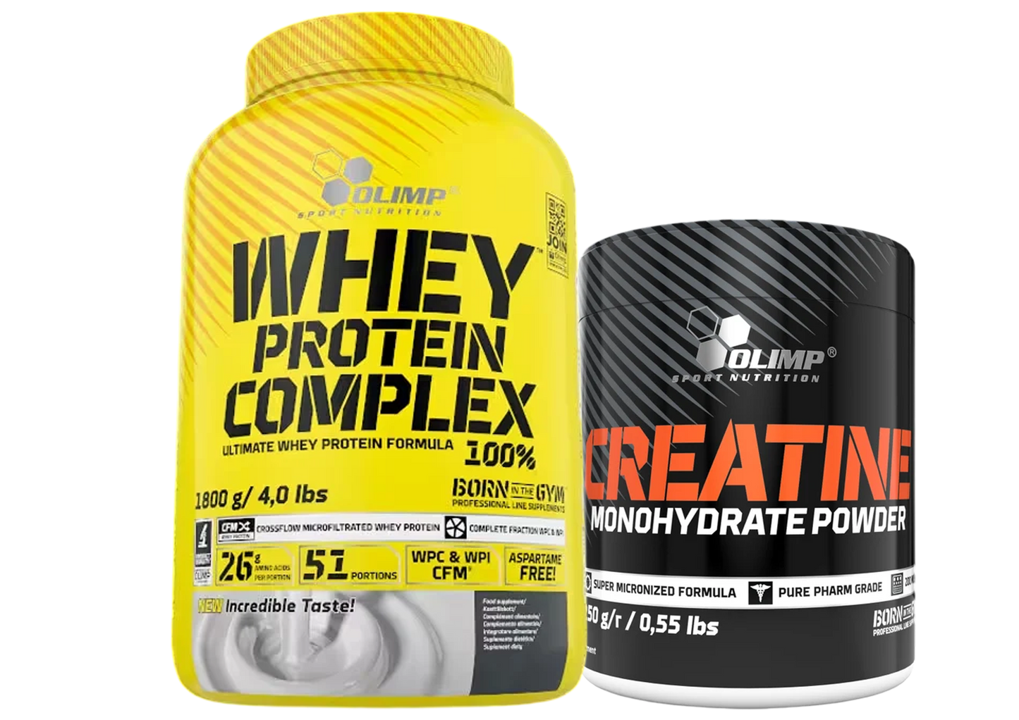 OLIMP WHEY PROTEIN COMPLEX & CREATINE SUPER MICRONIZED SET