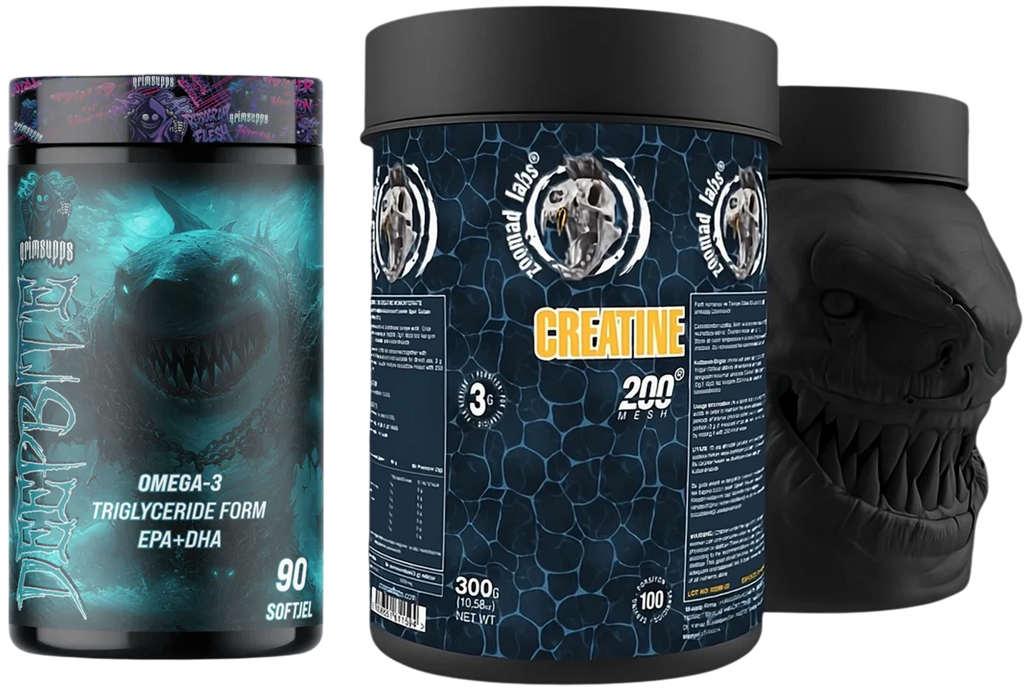 DERİNLERDEN GELEN DENIZCI SETI ZOOMADLABS CREATINE & DEEPBITE OMEGA-3