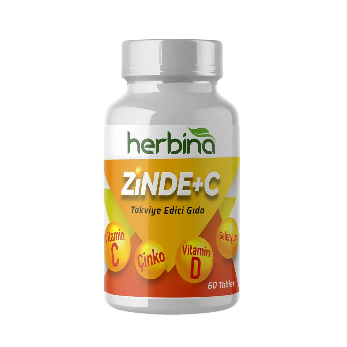 Herbina Zinde+C Vitamin 60 Tablet