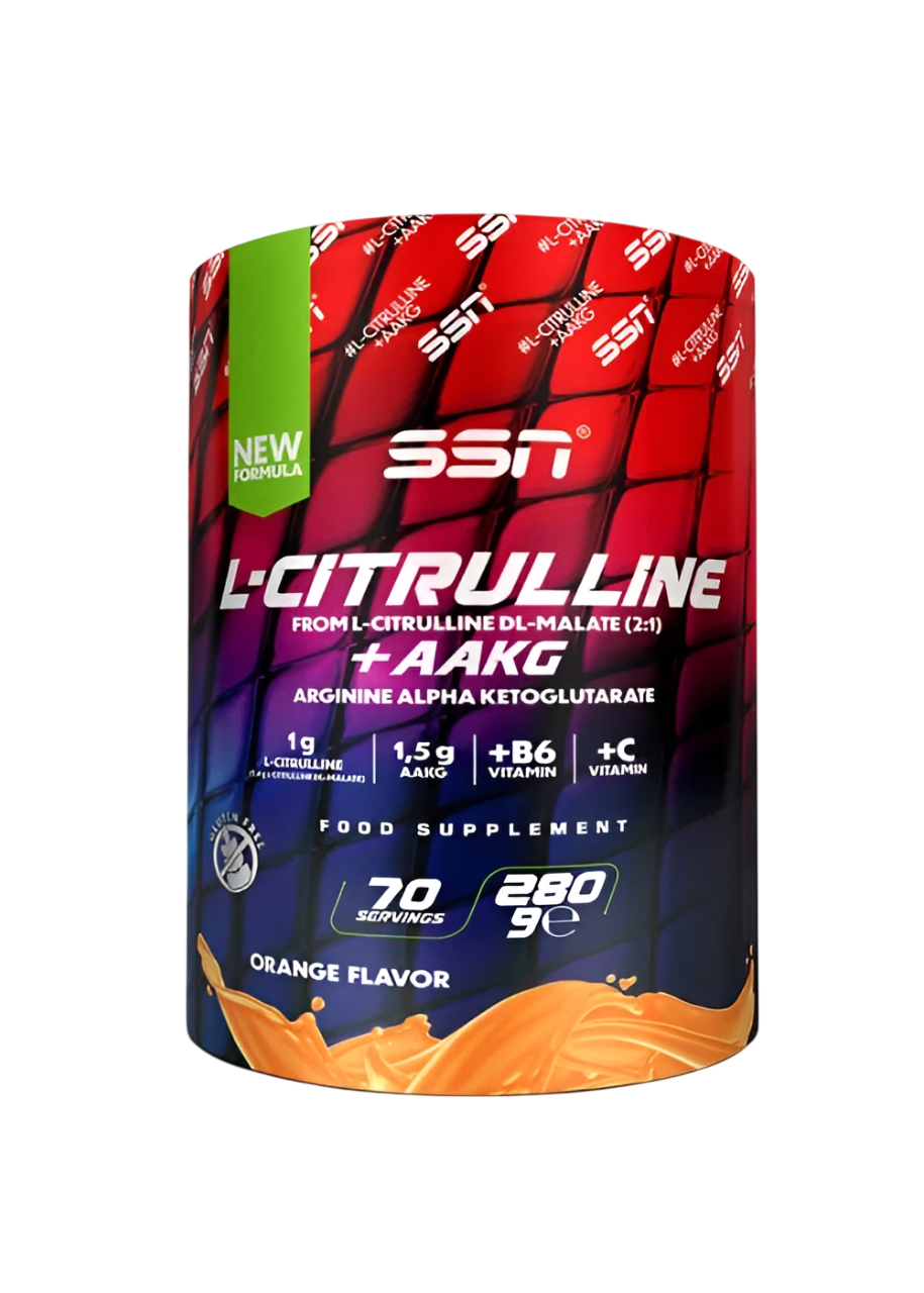SSN Citrulline Malate+AAKG 280 g Portakal