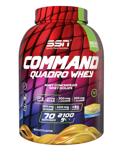 SSN Command Quadro Whey 2100Gr Protein Tozu