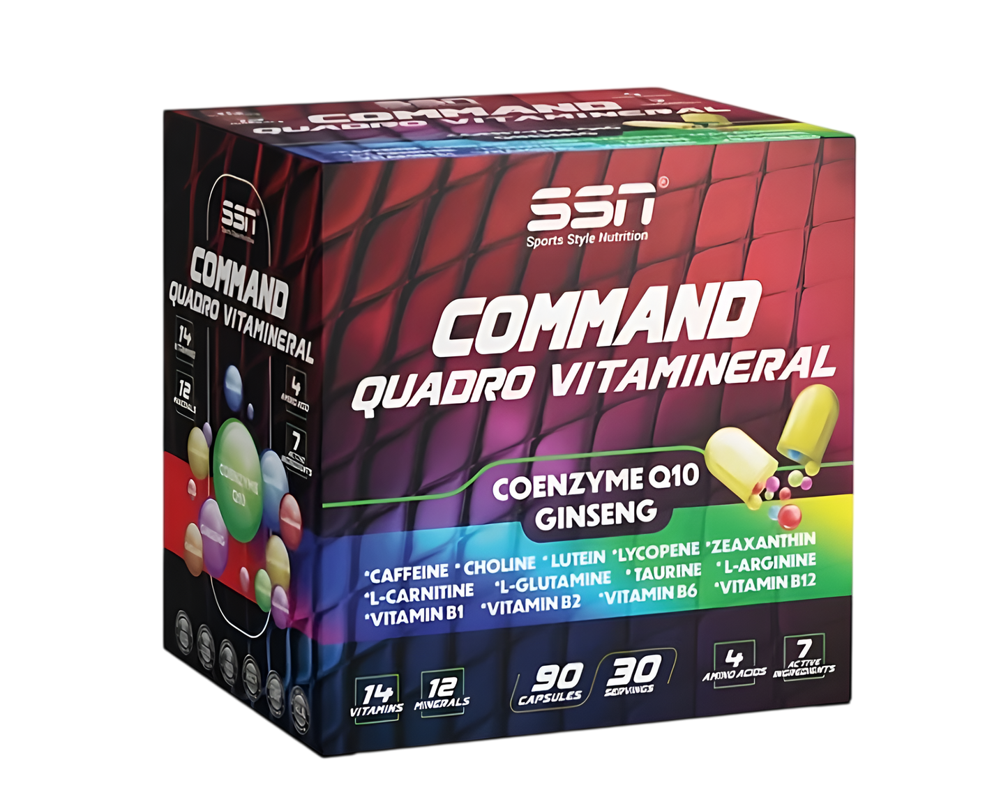 SSN Command Quadro Vitamineral 90 Kapsül Vitamin