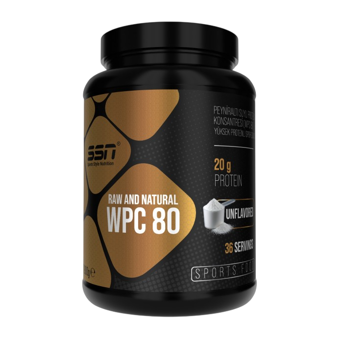 SSN Raw and Natural WPC80 Protein Tozu 900 gram