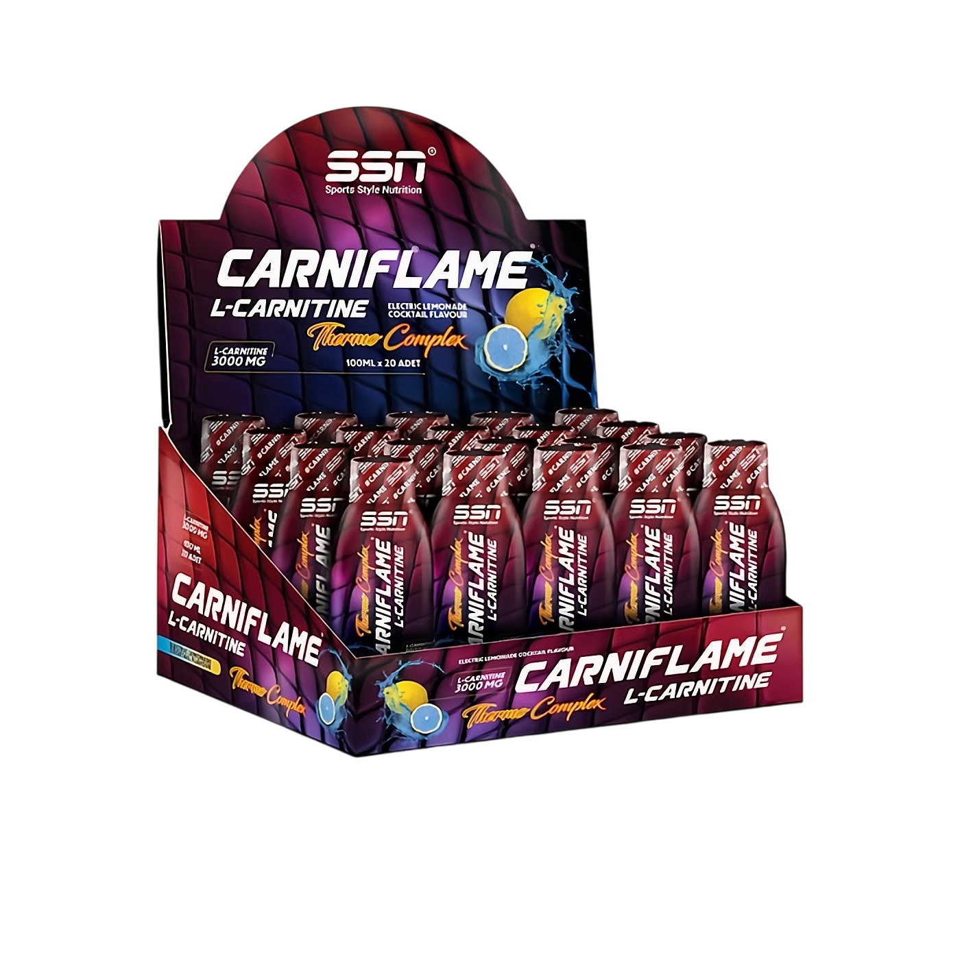 SSN Carniflame 3000 Mg 20 Shot (Kivi-Limon) L Karnitin